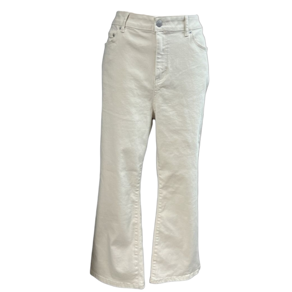 Marc New York Jeans Cream Wide-Leg Jeans